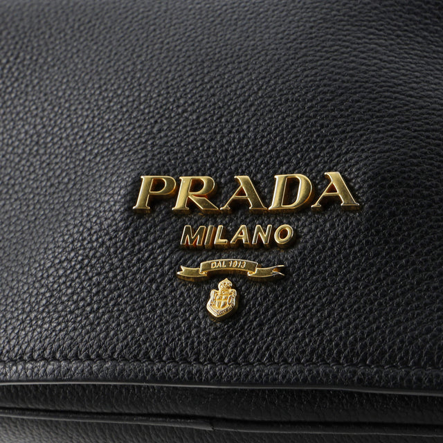 Prada Flap Zip Crossbody Bag Vitello Phenix Small