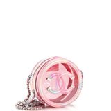 Chanel Filigree Round Clutch with Chain PVC with Lambskin Mini