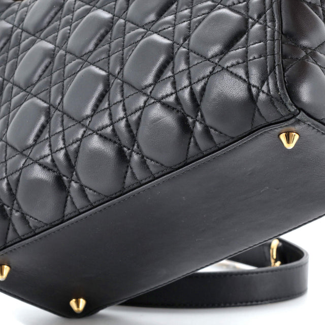 Christian Dior Lady Dior Bag Cannage Quilt Lambskin Medium