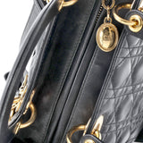 Christian Dior Lady Dior Bag Cannage Quilt Lambskin Medium