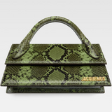 The long Chiquito in Snake Print Green