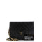 Chanel Vintage Clutch with Chain Quilted Leather Small