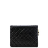 Chanel Vintage Clutch with Chain Quilted Leather Small