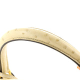 Hermes Kelly Handbag Light Ostrich with Gold Hardware 28