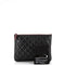Chanel O Case Clutch Quilted Caviar Small