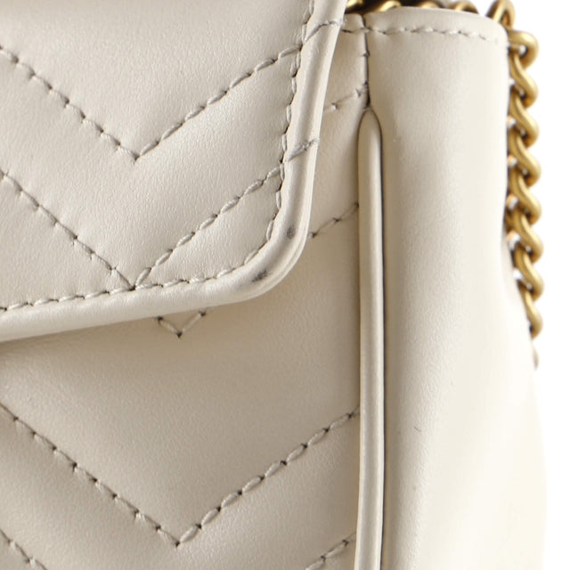 Gucci GG Marmont Flap Bag Matelasse Leather Super Mini