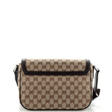 Gucci Flap Messenger Bag (Outlet) GG Canvas Small