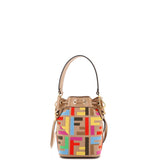 Fendi Mon Tresor Bucket Bag Zucca Tapestry Mini