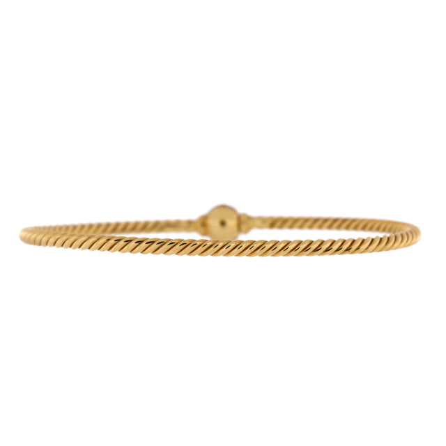 David Yurman Petite Solari Center Station Bracelet 18K Yellow Gold with Diamonds