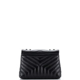 Saint Laurent Loulou Shoulder Bag Matelasse Chevron Leather Medium