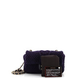 Chanel Paris-Hamburg Flap Bag Cable Knit Fabric with Calfskin Small