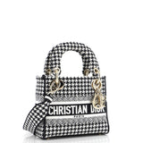 Christian Dior Lady D-Lite Bag Embroidered Canvas Mini