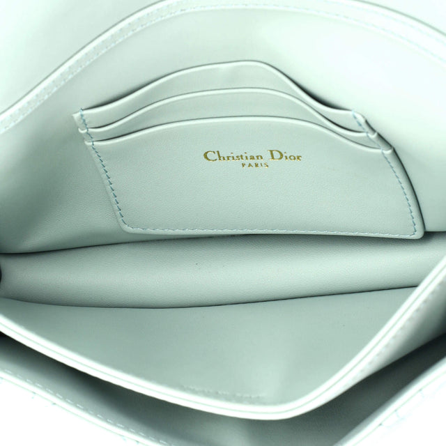 Christian Dior My Dior Top Handle Flap Bag Cannage Quilt Lambskin Mini
