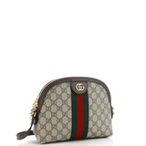 Gucci Ophidia Dome Shoulder Bag GG Coated Canvas Small