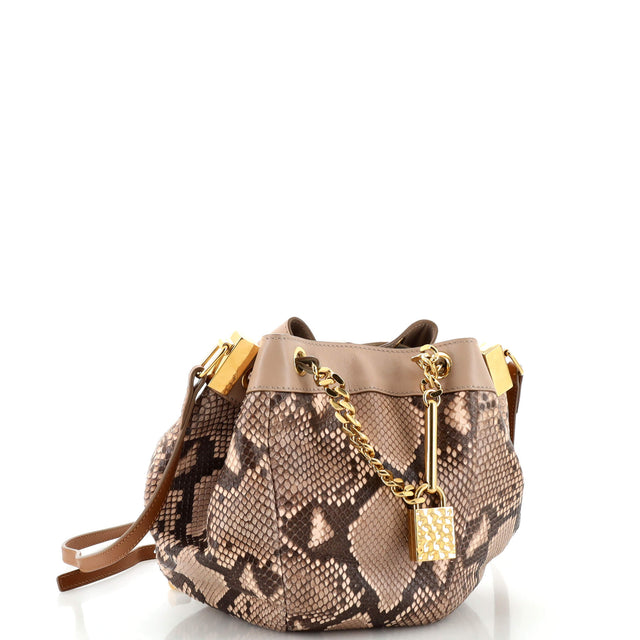 Chloe Camille Crossbody Bag Python Small