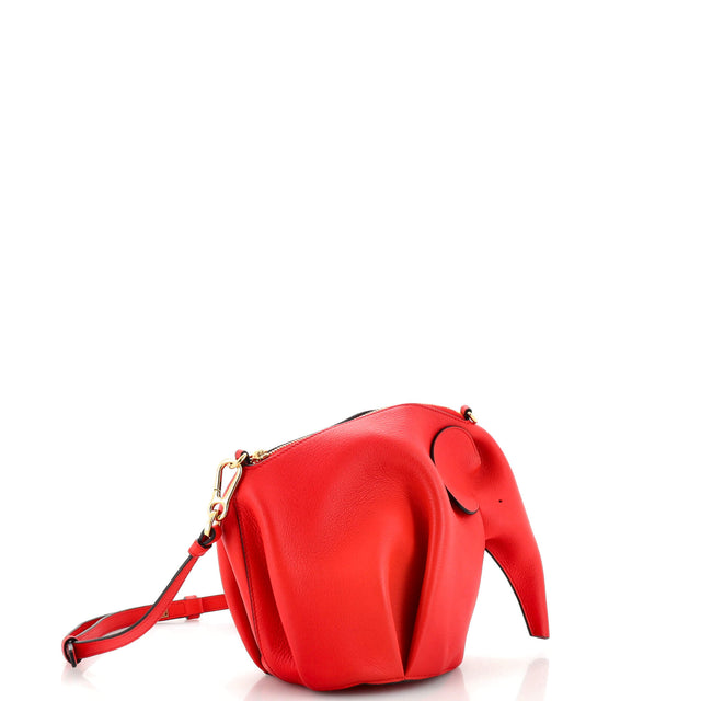 Loewe Elephant Crossbody Bag Leather Mini