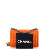 Chanel Boy Flap Bag Quilted Lambskin New Medium