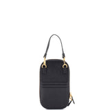 Prada Zip Phone Holder Crossbody Bag Saffiano Leather