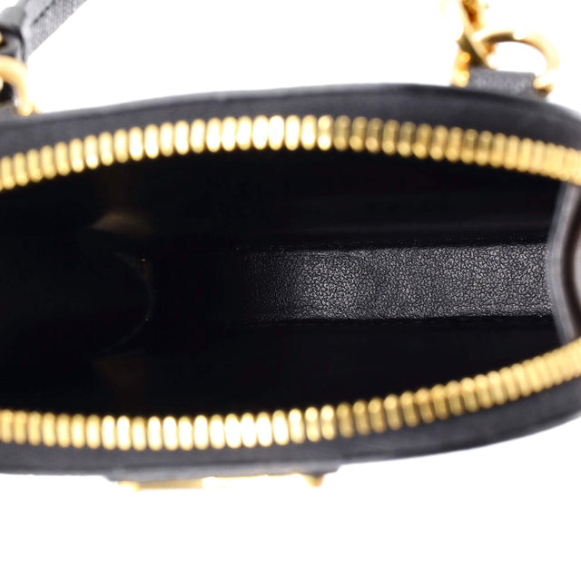 Prada Zip Phone Holder Crossbody Bag Saffiano Leather