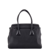 Prada Cuir Frame Convertible Tote Vitello Daino Large