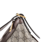 Gucci Ophidia Half Moon Hobo GG Coated Canvas Small