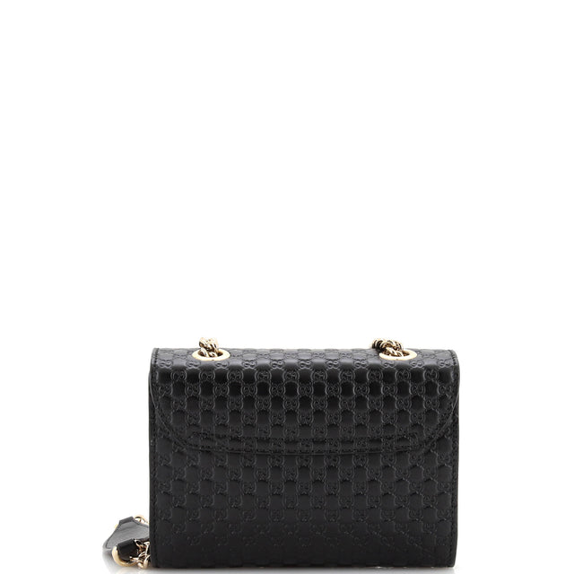 Gucci Emily Chain Flap Bag (Outlet) Microguccissima Leather Mini