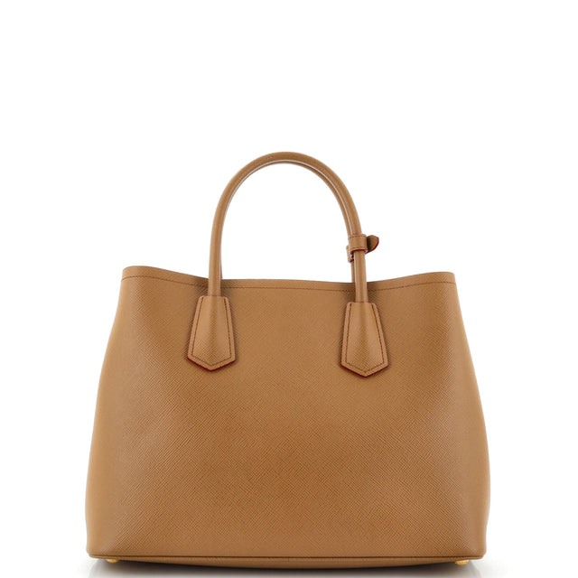 Prada Cuir Double Tote Saffiano Leather Medium