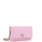 Chanel Crystal Woven CC Wallet on Chain Quilted Caviar