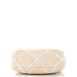 Chanel 19 Flap Bag Crochet Quilted Calfskin Medium