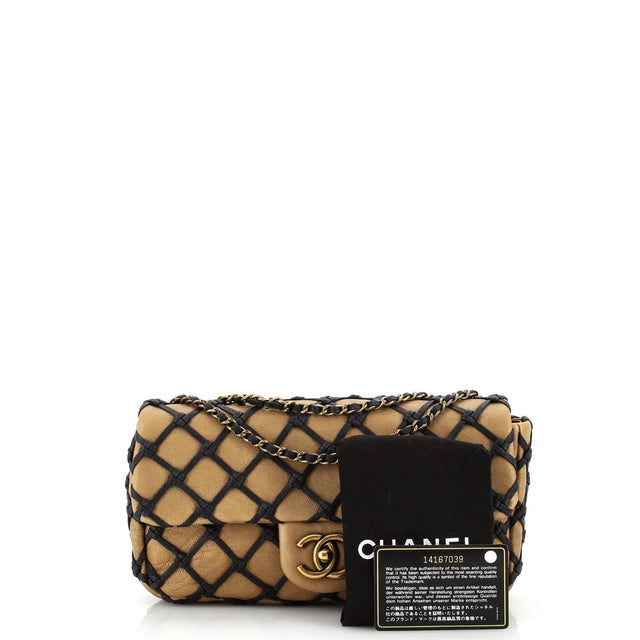 Chanel Canebiers Flap Bag Calfskin Medium