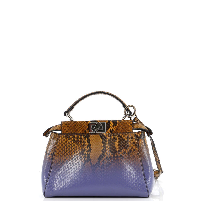 Fendi Peekaboo Bag Python Mini