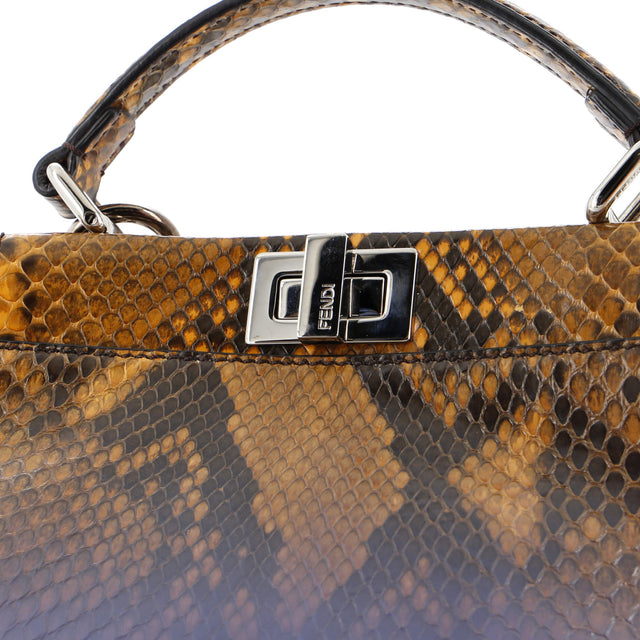 Fendi Peekaboo Bag Python Mini