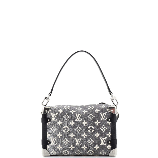 Louis Vuitton Side Trunk Handbag Monogram Jacquard Denim MM