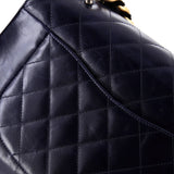 Chanel Paris-Cosmopolite Straight Lined Flap Bag Quilted Aged Calfskin Medium