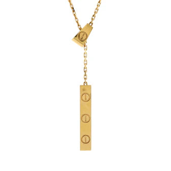 Cartier Love Lariat Necklace 18K Yellow Gold