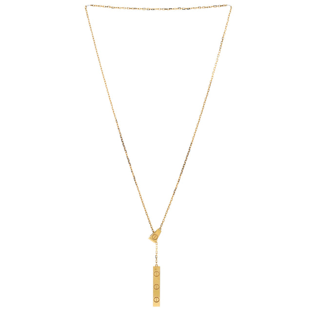Cartier Love Lariat Necklace 18K Yellow Gold