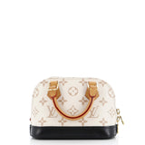 Louis Vuitton Alma Handbag Monogram Dune Canvas Nano