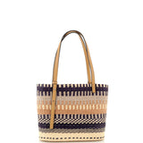 Loewe Square Basket Tote Woven Raffia Small