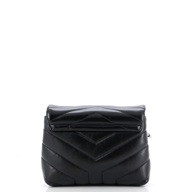 Saint Laurent Loulou Shoulder Bag Matelasse Chevron Leather Toy