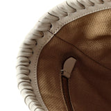 Prada Bucket Bag Woven Raffia with Leather Small