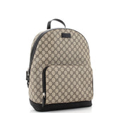 Gucci Zip Pocket Backpack GG Coated Canvas Medium