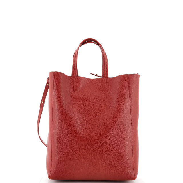 Celine Vertical Cabas Tote Grained Calfskin Small