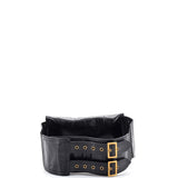 Christian Dior Saddle Double Buckle Belt Bag Leather