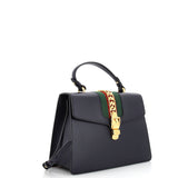 Gucci Sylvie Top Handle Bag Leather Medium