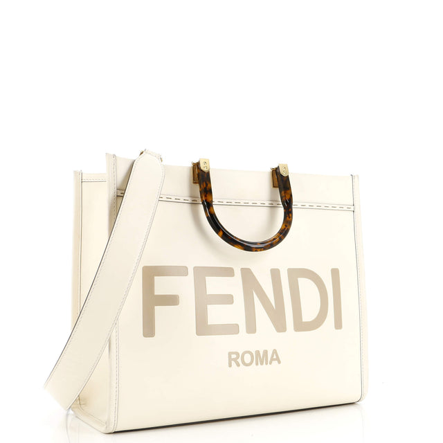 Fendi Sunshine Shopper Tote Leather Medium