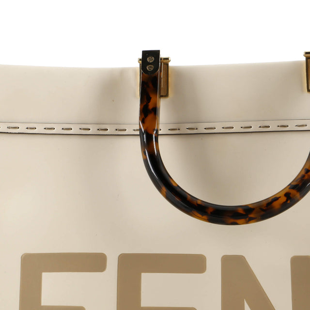 Fendi Sunshine Shopper Tote Leather Medium