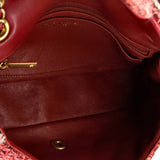 Chanel Paris-Hamburg Classic Single Flap Bag Braided Quilted Tweed Medium