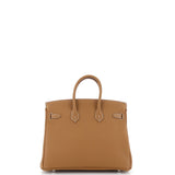 Hermes Birkin Handbag Brown Togo with Palladium Hardware 25