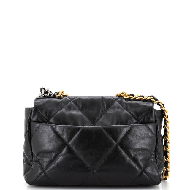 Chanel 19 Flap Bag Quilted Leather Large