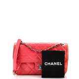 Chanel Coco Shine Flap Bag Quilted Patent Small